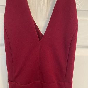 Prom formal dress floorlength red